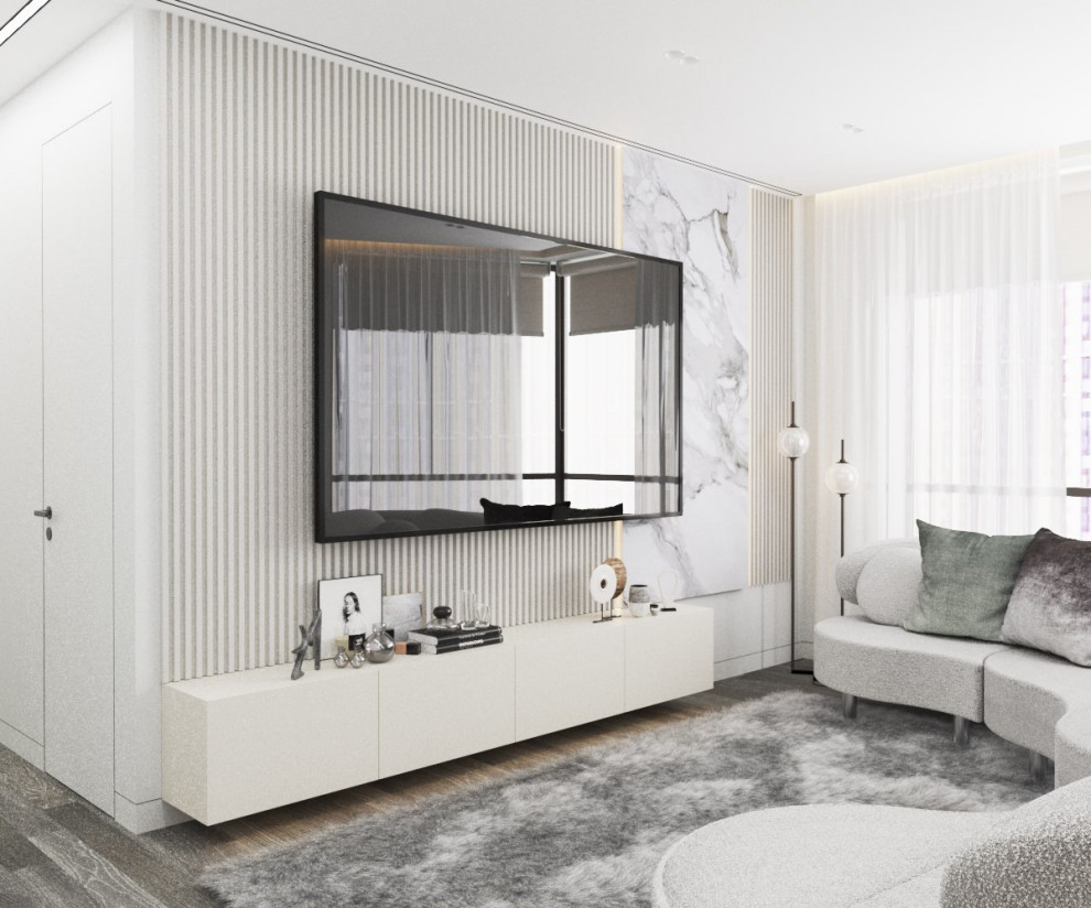 Современный интерьер в ЖК Крылья