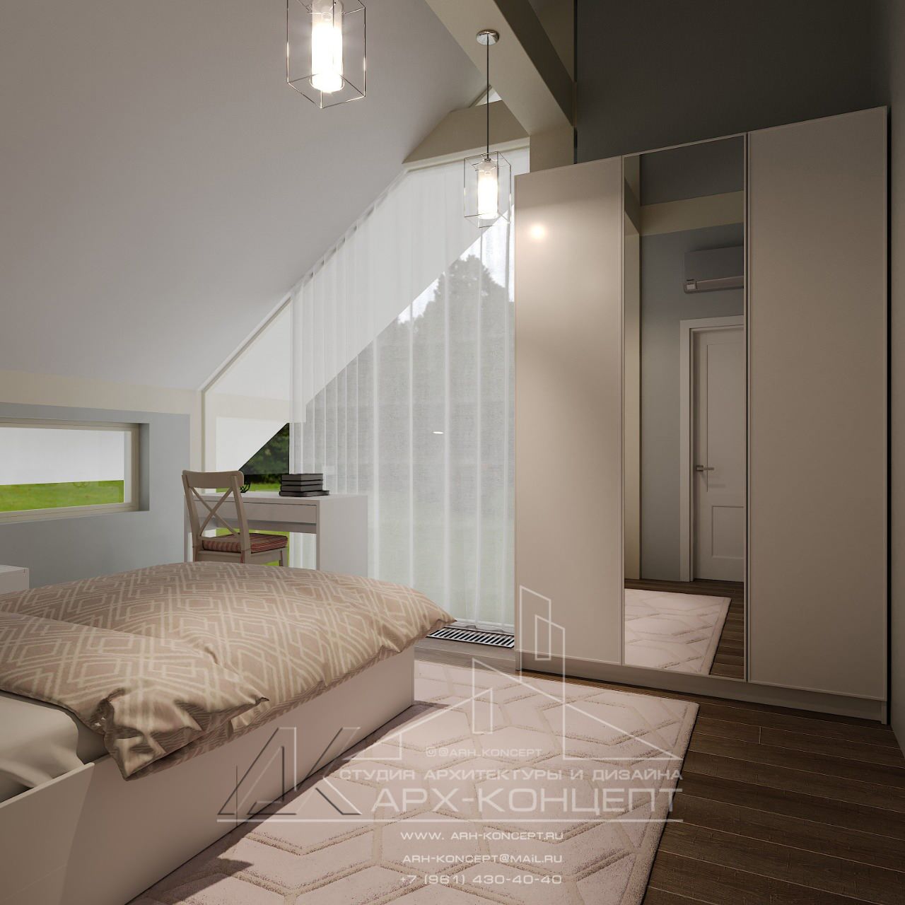 Дом- Фахверк, интерьеры в современном скандинавском стиле