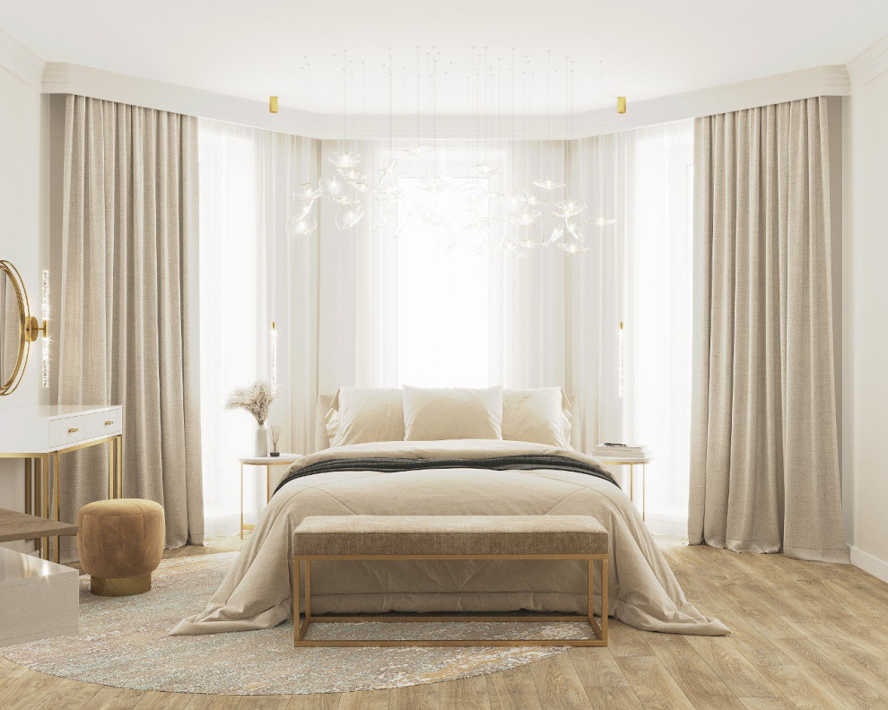 Спальня в квартире художника