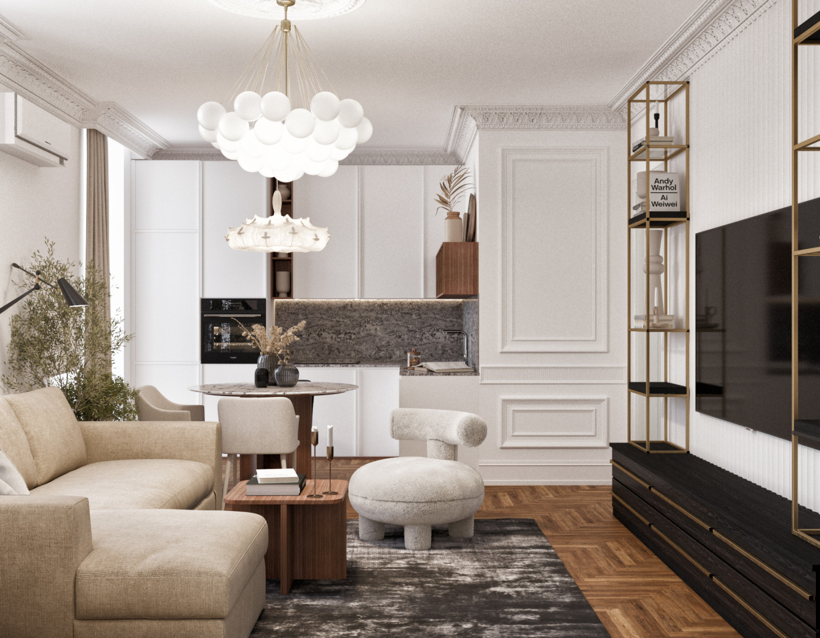 Квартира в сталинском доме на Кутузовском проспекте