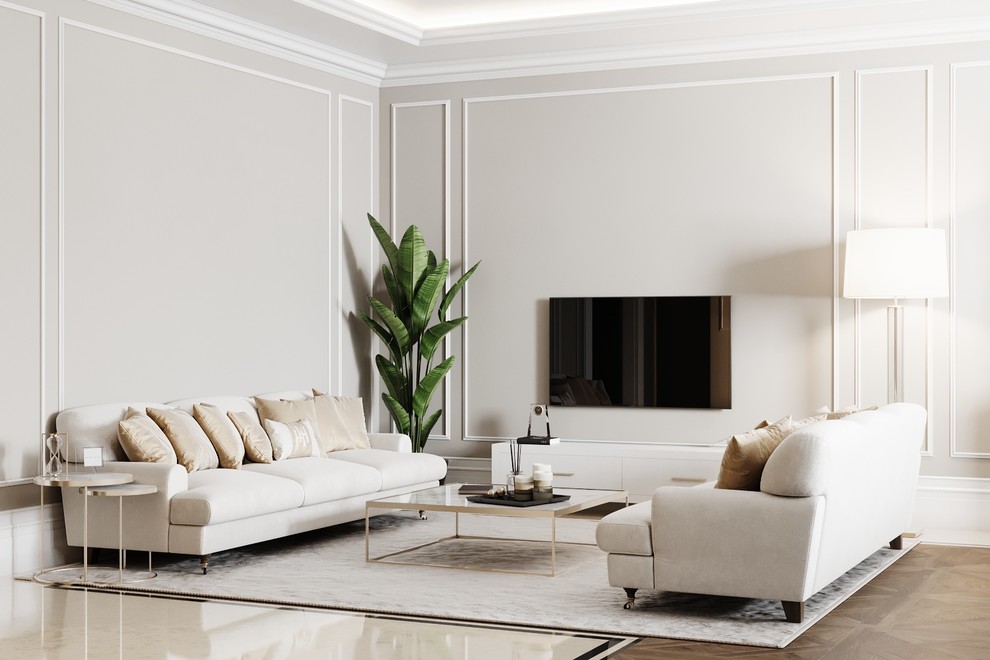 Воздушный интерьер для большой семьи