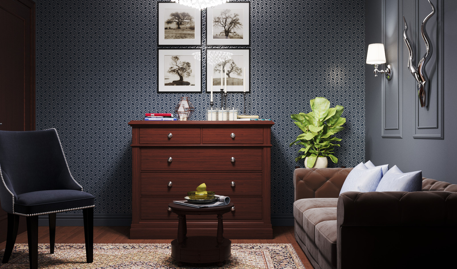 Рабочий кабинет  (гостевая комната)