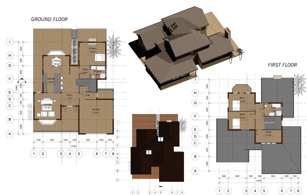 Обложка проекта: архитектура, частные дома