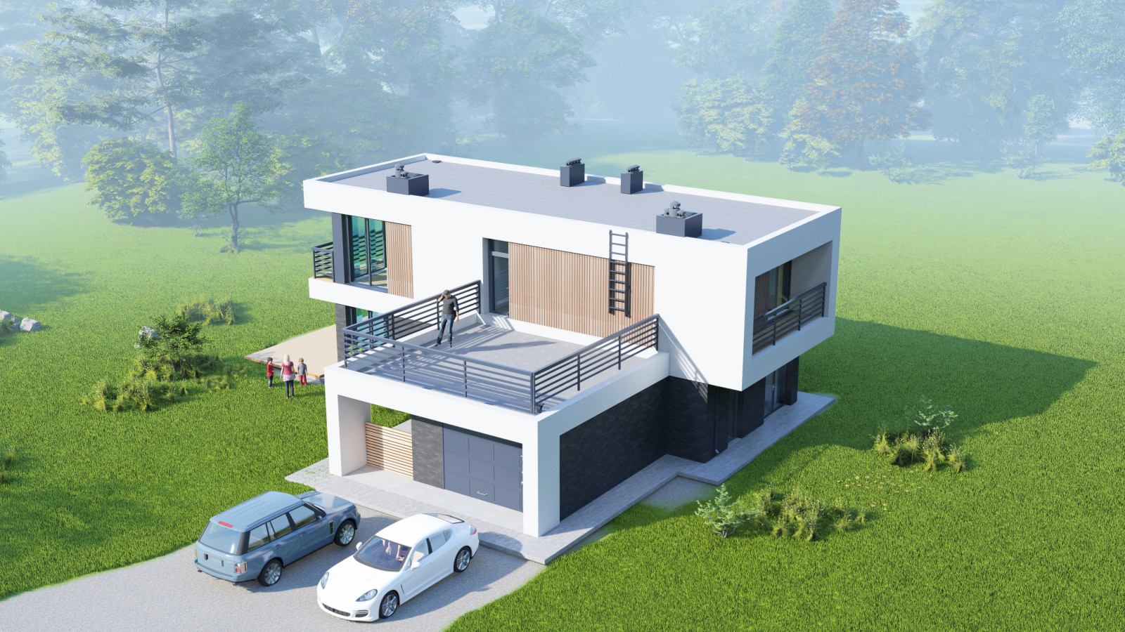 Modern house 150/185+50