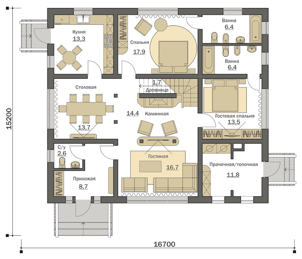 Загородный дом "Шварцвальд"