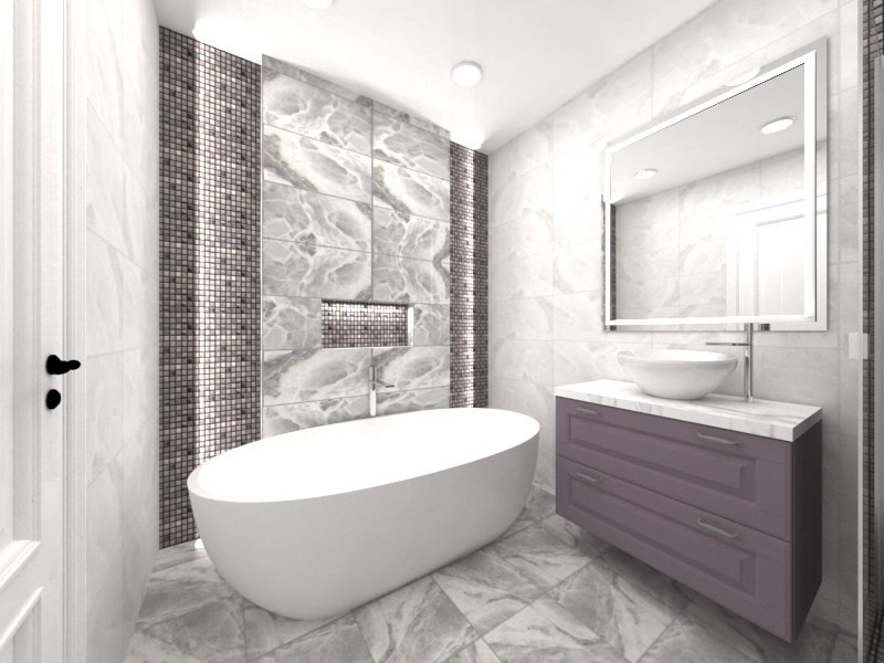 Обложка проекта: Дизайн ванной комнаты