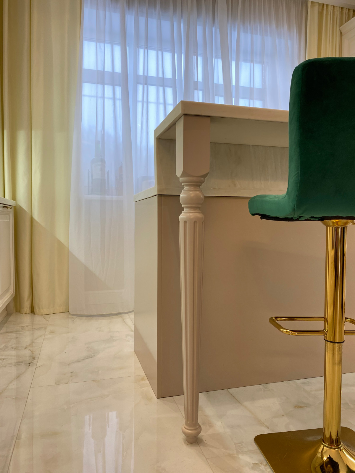 Кухня в частном доме в Подольске