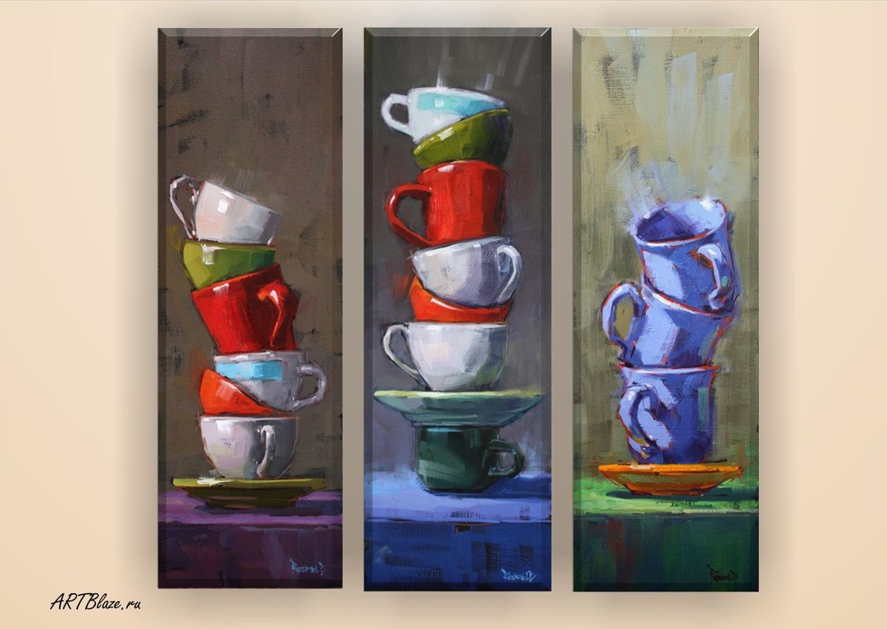 Модульные картины для кухни