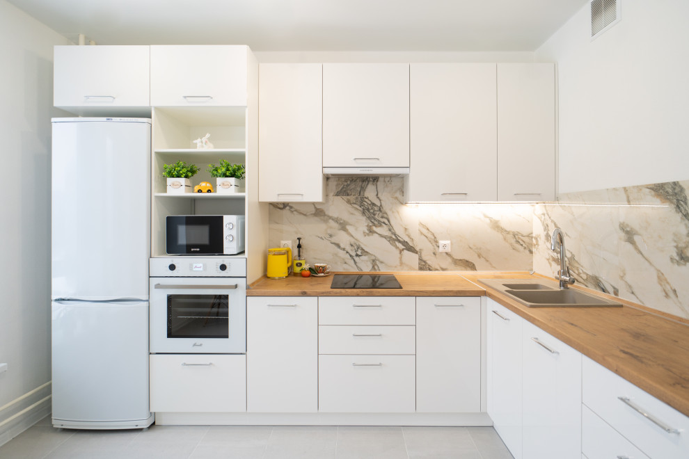 Обложка проекта: Кухня "Флёр" в стиле Модерн