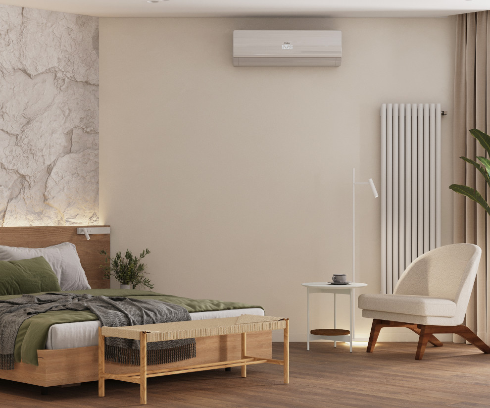 Квартира в экостиле.Мастер-спальня.