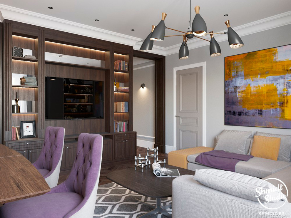 Проект "Яркий" в стиле Ardeco, Минск, 120 м.кв