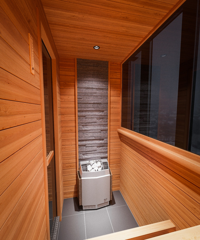 Сауна на балконе.