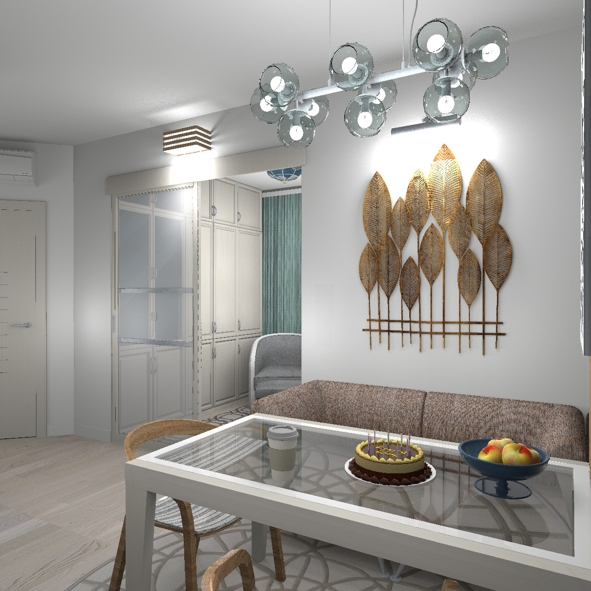 Перепланировка однокомнатной квартиры в Коммунарке для мамы с сыном