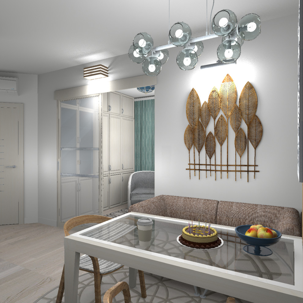 Перепланировка однокомнатной квартиры в Коммунарке для мамы с сыном