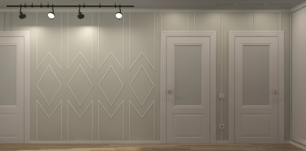 Проект кухни с прихожей