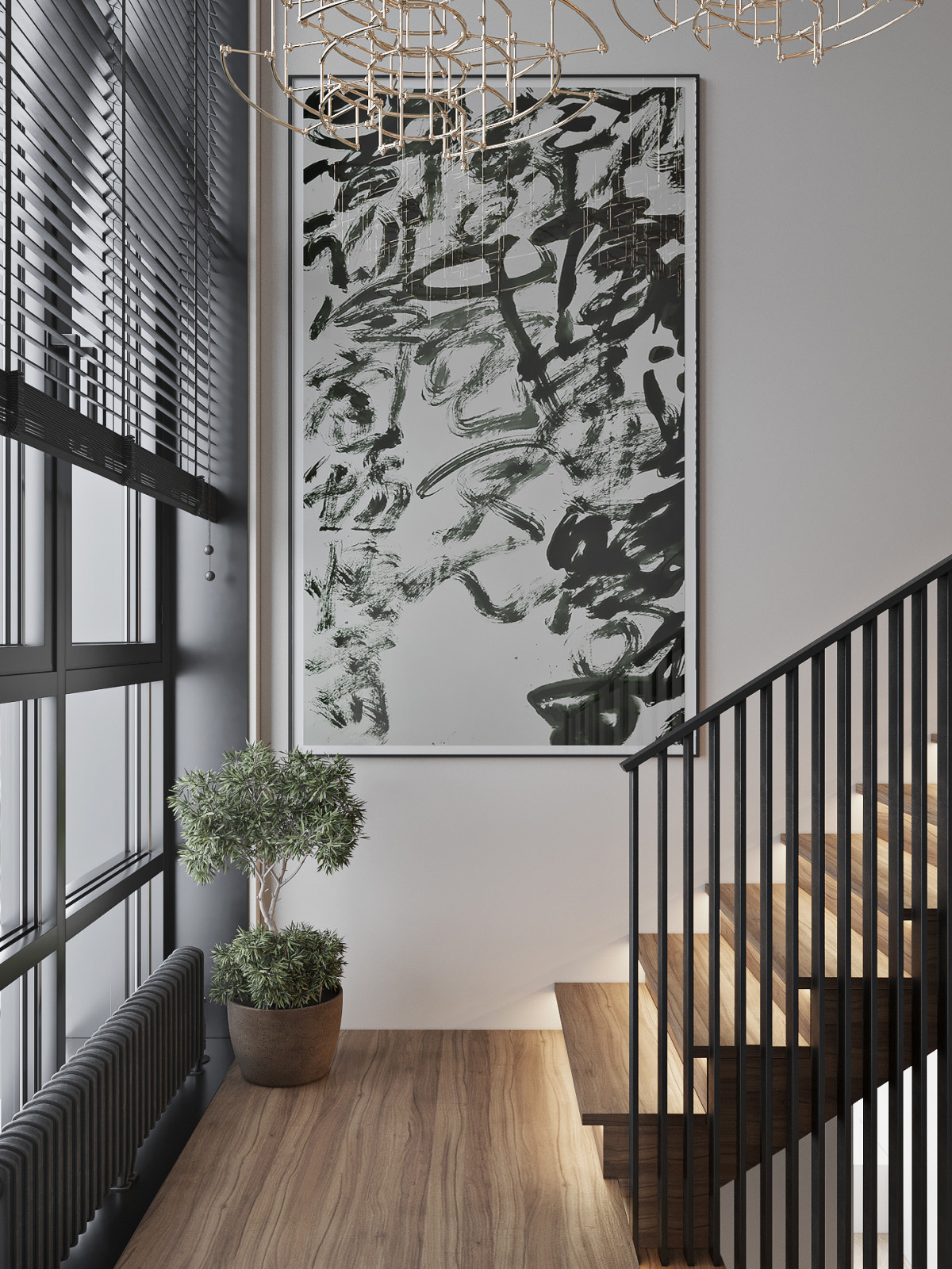 Обложка проекта: Таунхаус в поселке Новорижский, 277 м2