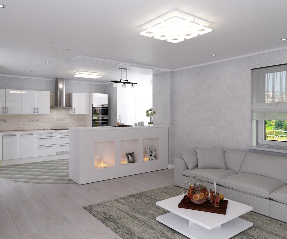 Четырехкомнатная квартира в современном стиле в Клину