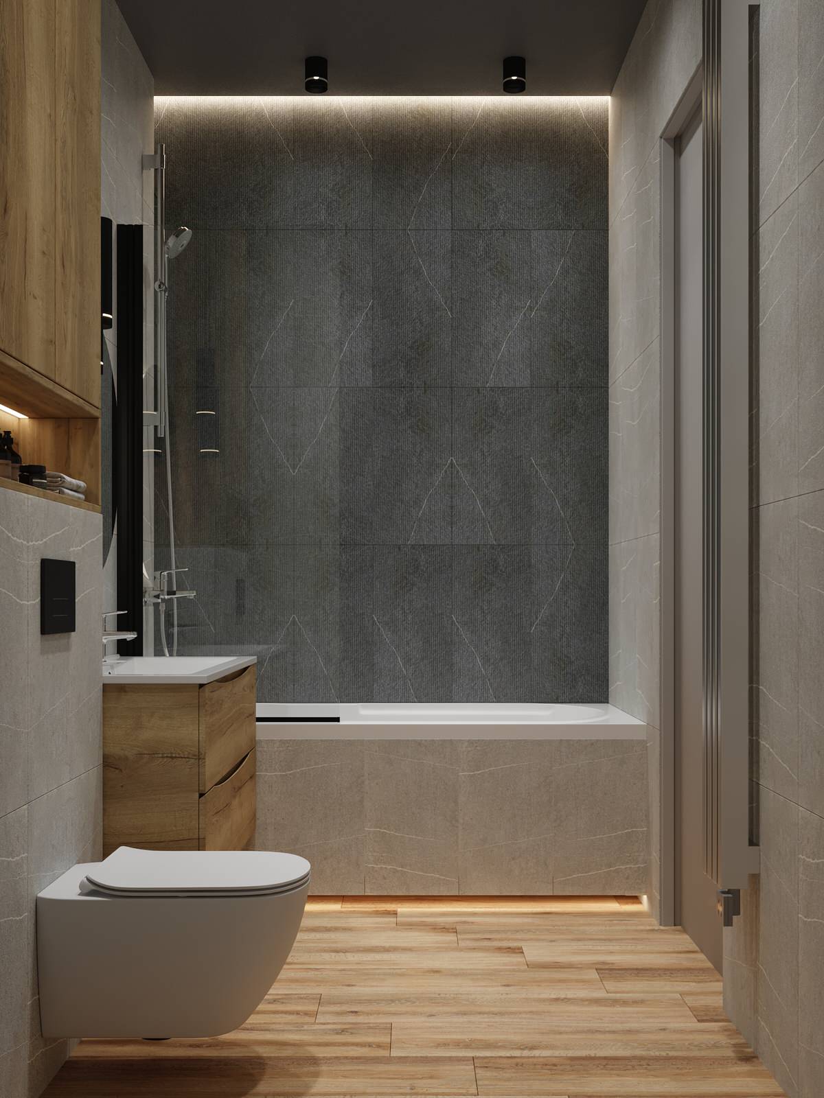 Проект 2х уровневой квартиры