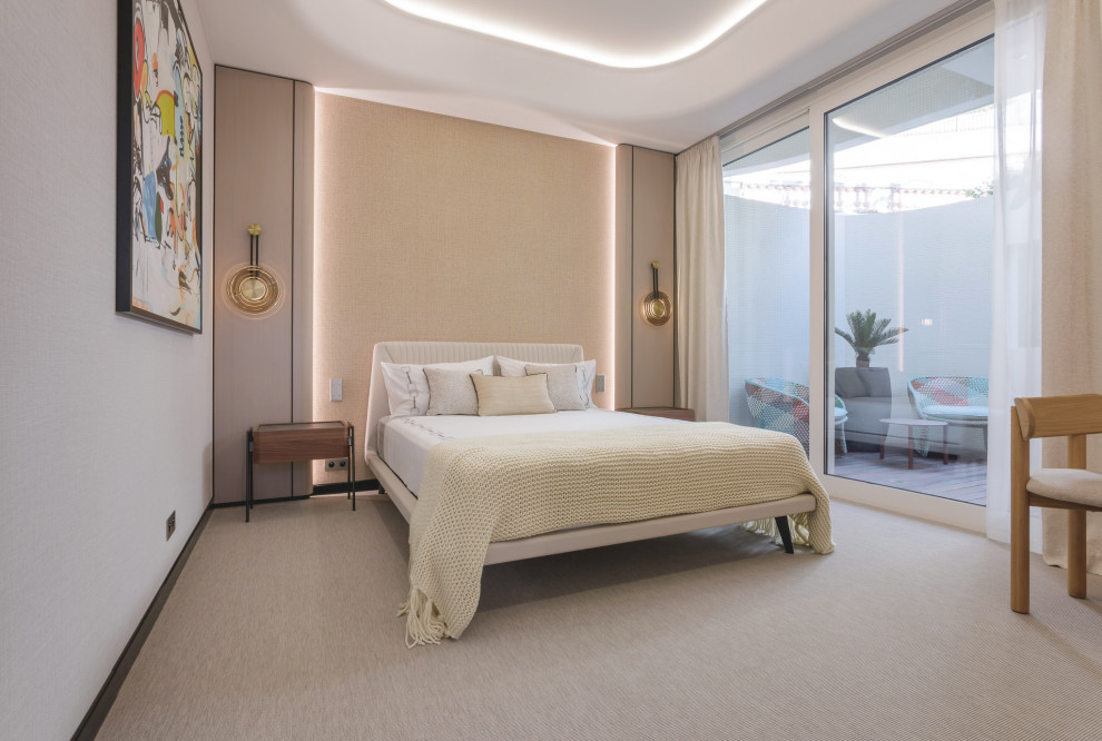 Fusion modern. Interior design of a villa in Monte-Carlo