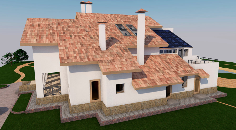 Коттедж для семьи со взрослыми детьми.