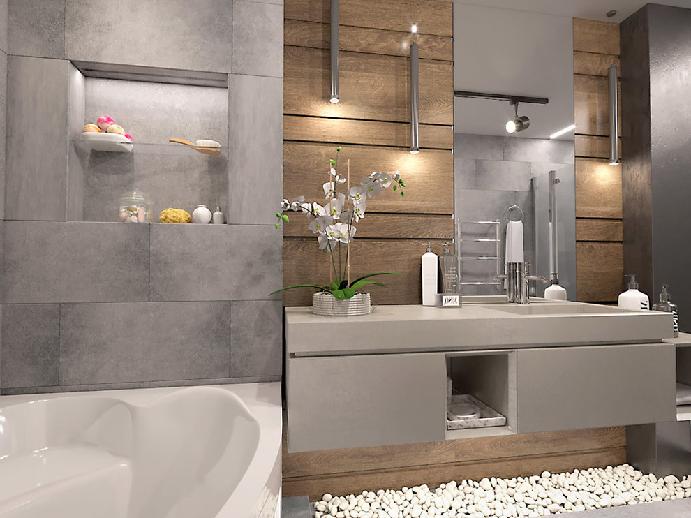 Интерьер двухуровневой квартиры