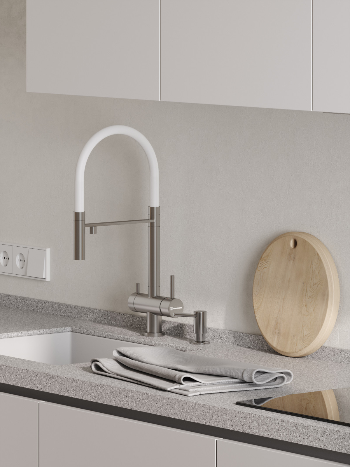 Светлая квартира для косметолога