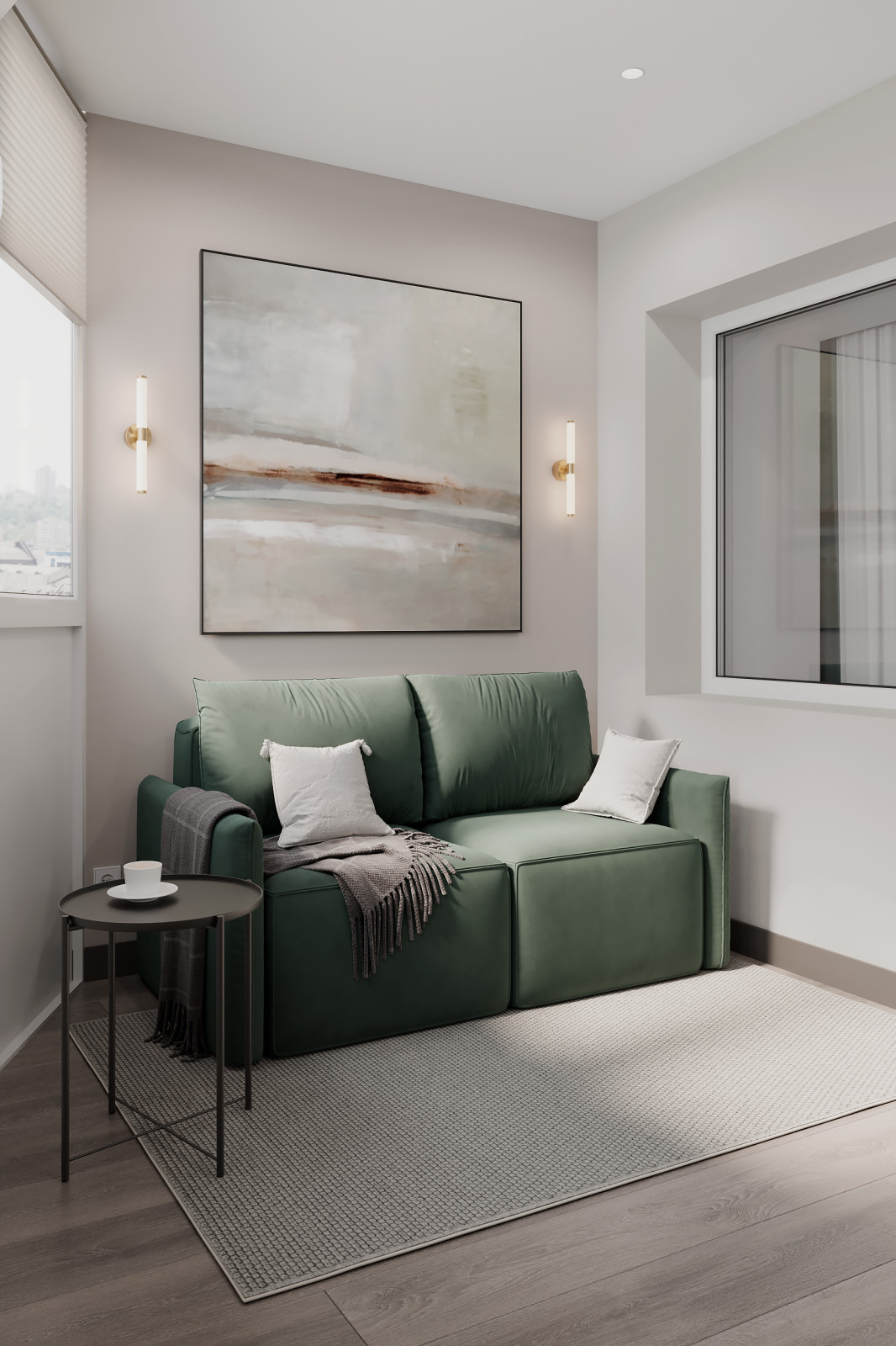 Белый интерьер