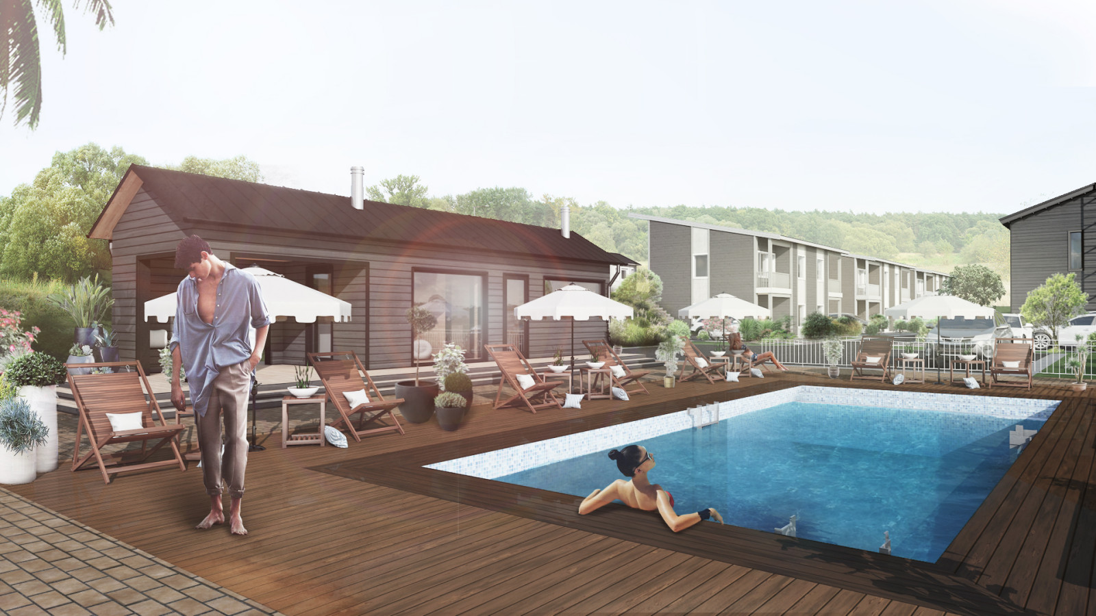 Обложка проекта: Визуализация жилого комплекса в г. Сочи