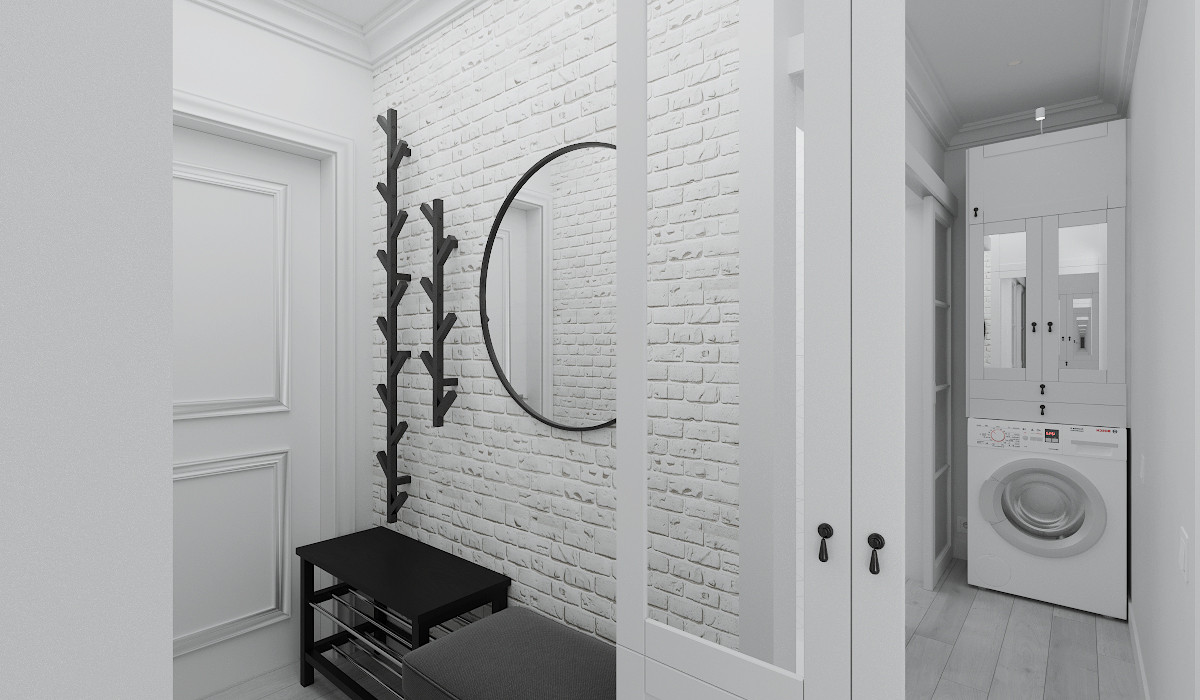 Дизайн-проект 2-х комнатной квартиры