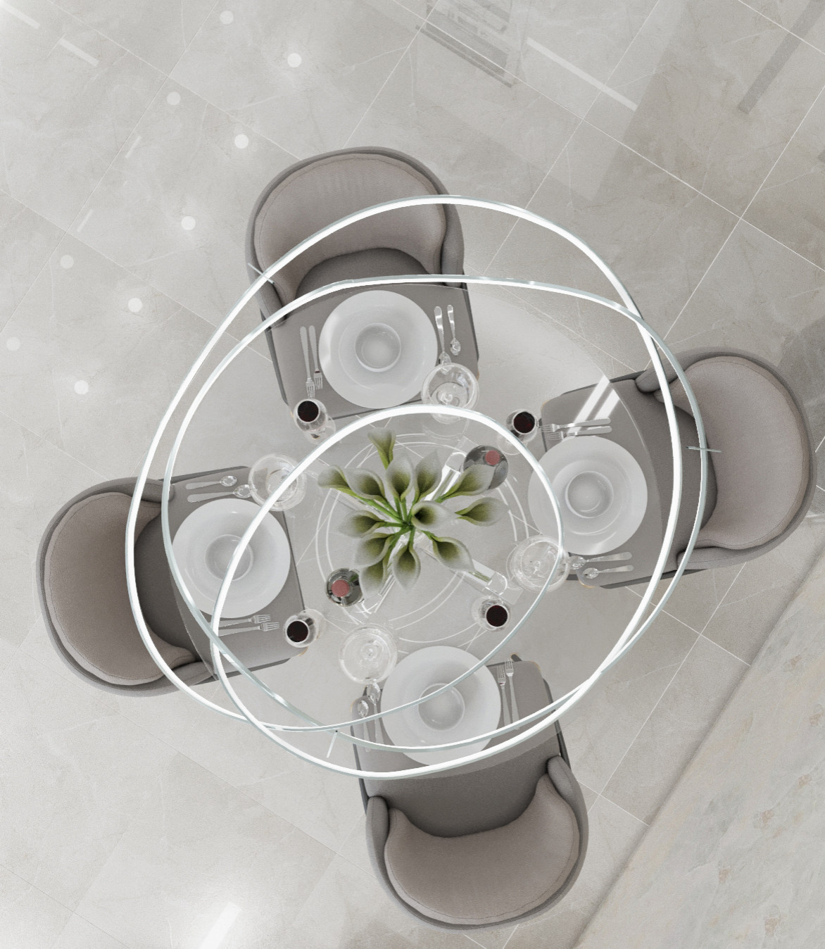 Проект 2-х комнатной квартиры в Апартаментах Лахта Плаза