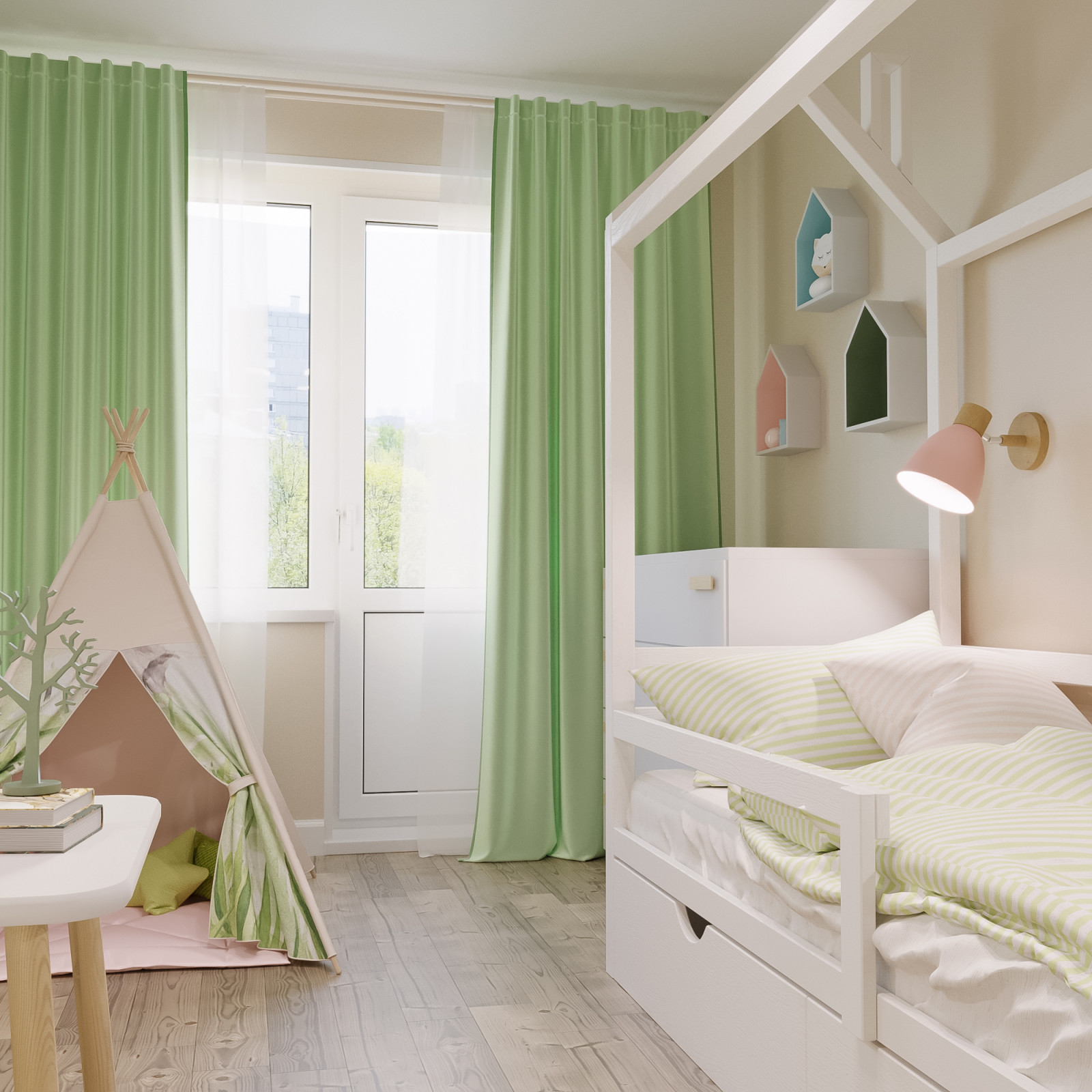 Детская комната для девочки