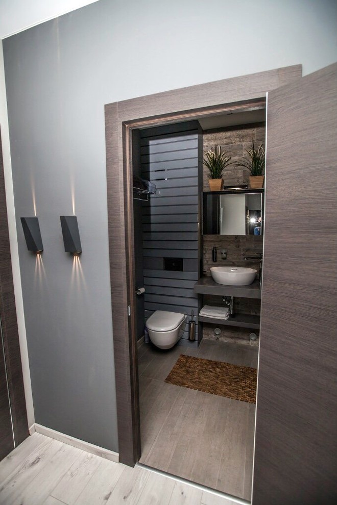 Санузел в стиле Лофт