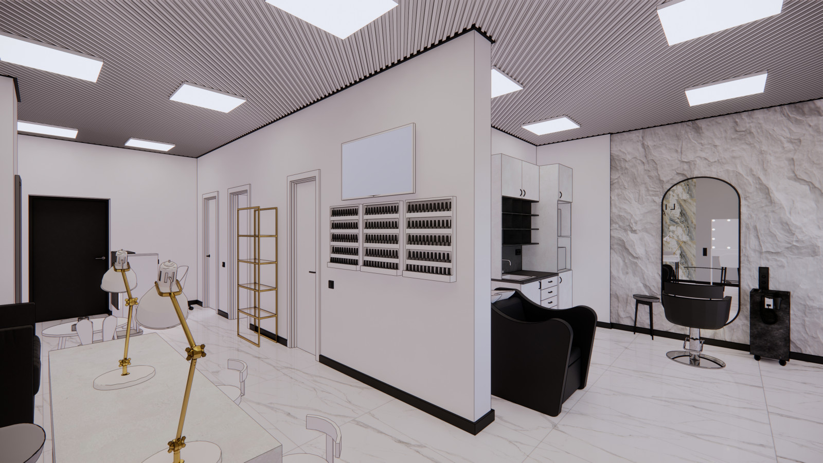 Обложка проекта: Салон красоты 70 кв.м.