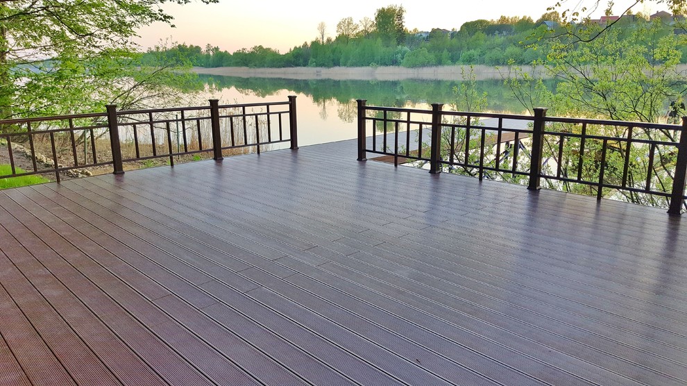 Обложка проекта: Причал из террасной доски, Бережки