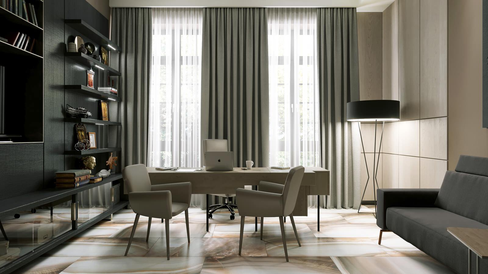 Дизайн-проект интерьера. Усадьба Каменка.