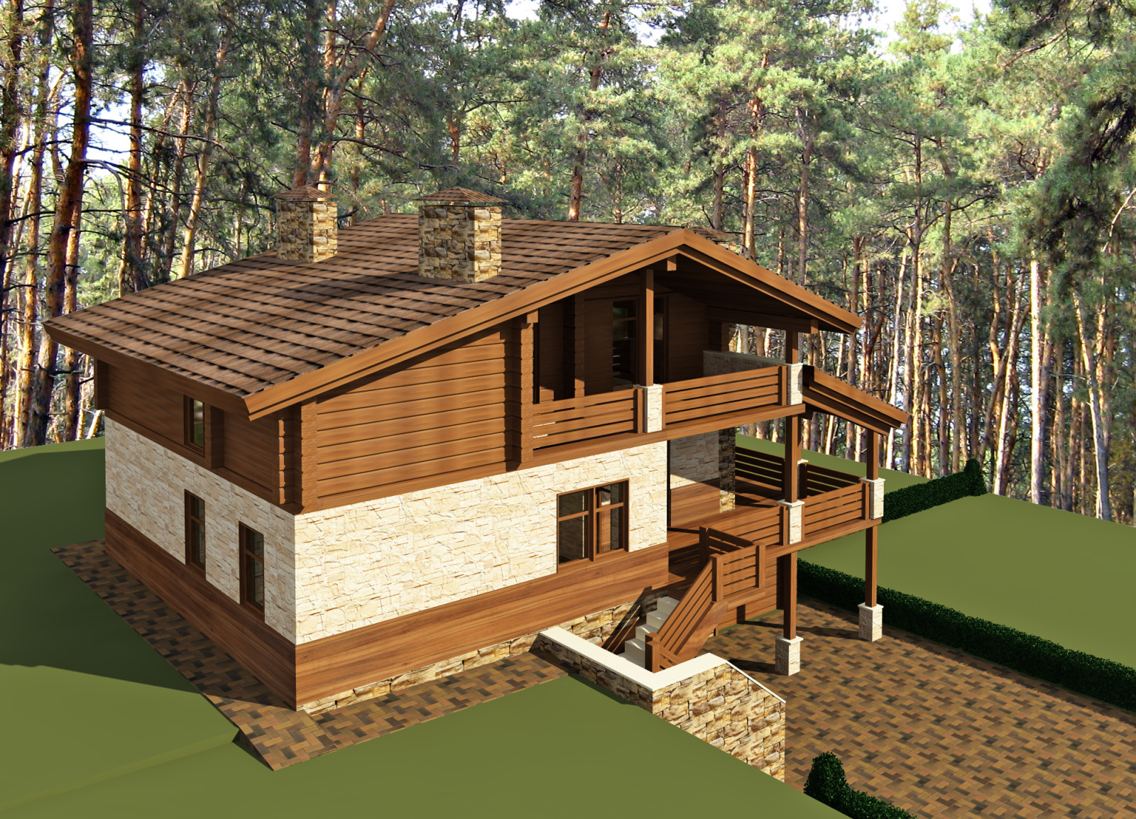 Обложка проекта: коттедж в Крыму