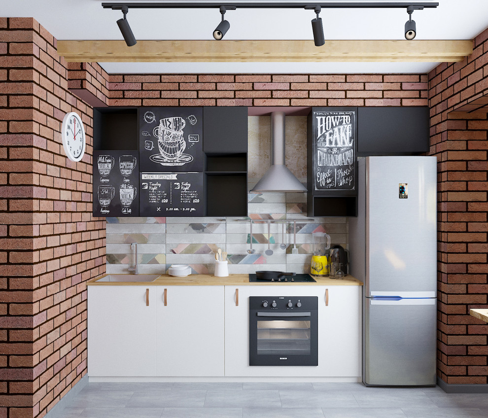 Проект квартиры в стиле лофт в Москве