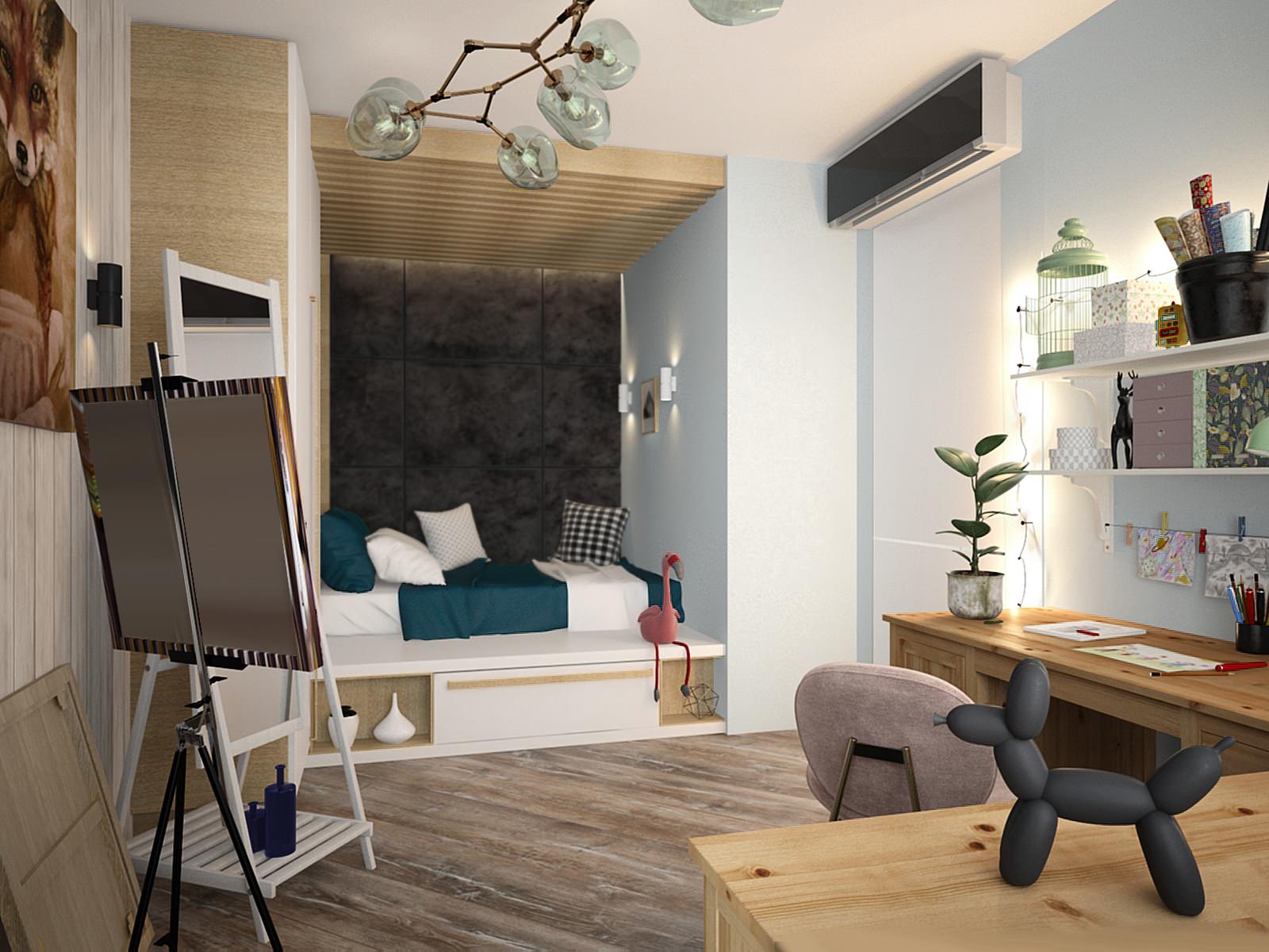 "Лофт", 105 кв. в ЖК "Гринада", 2019 г.