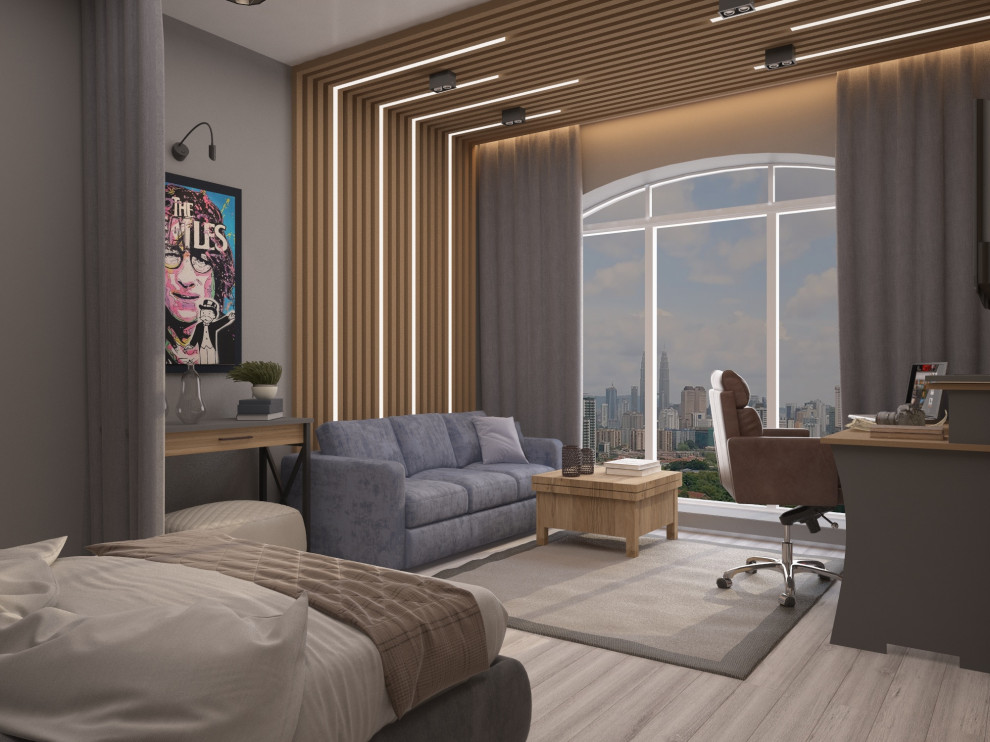 лофт в однокомнатной квартире