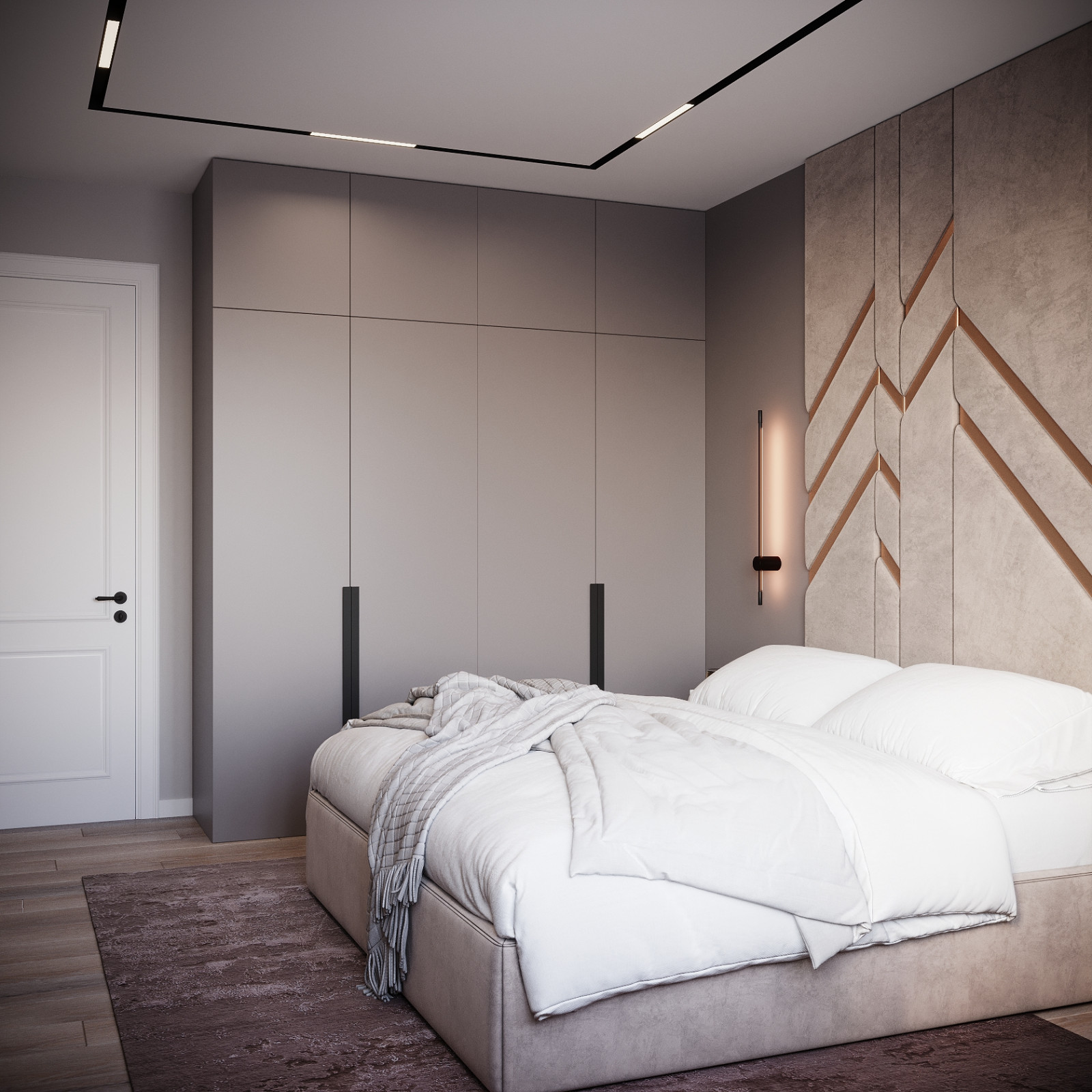 Интерьер трехкомнатной квартиры в стиле Неоклассика