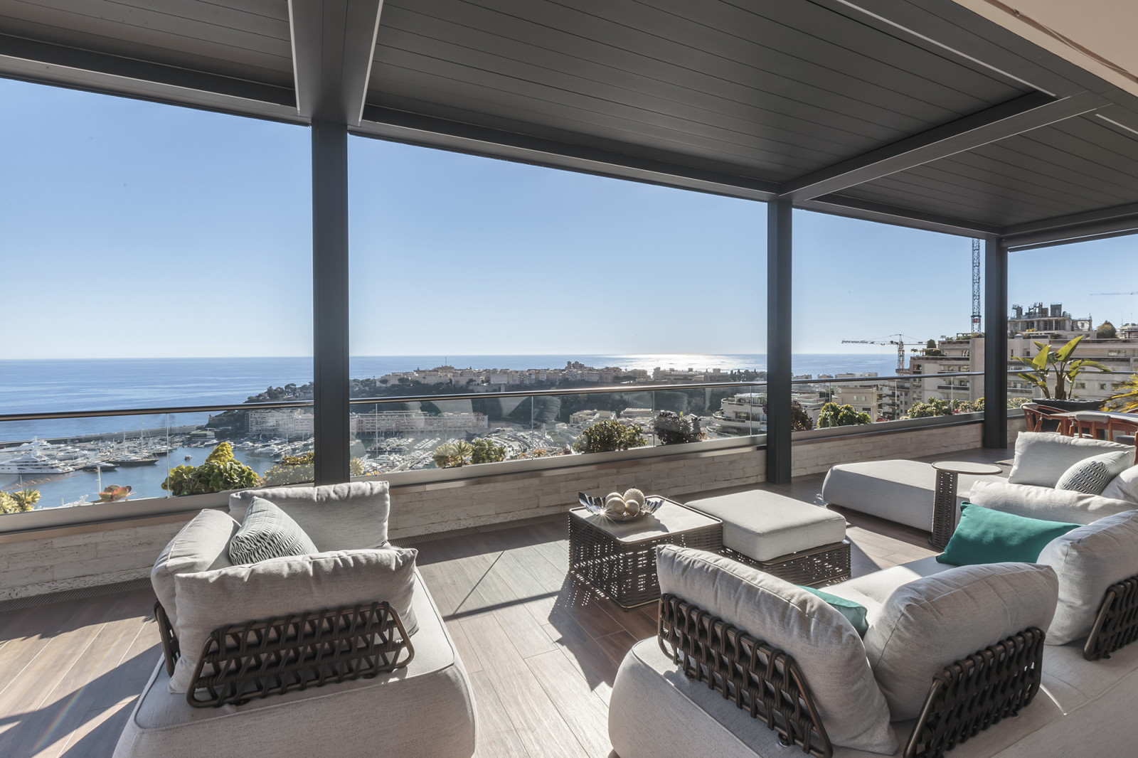 Interior design of a penthouse in Monte-Carlo