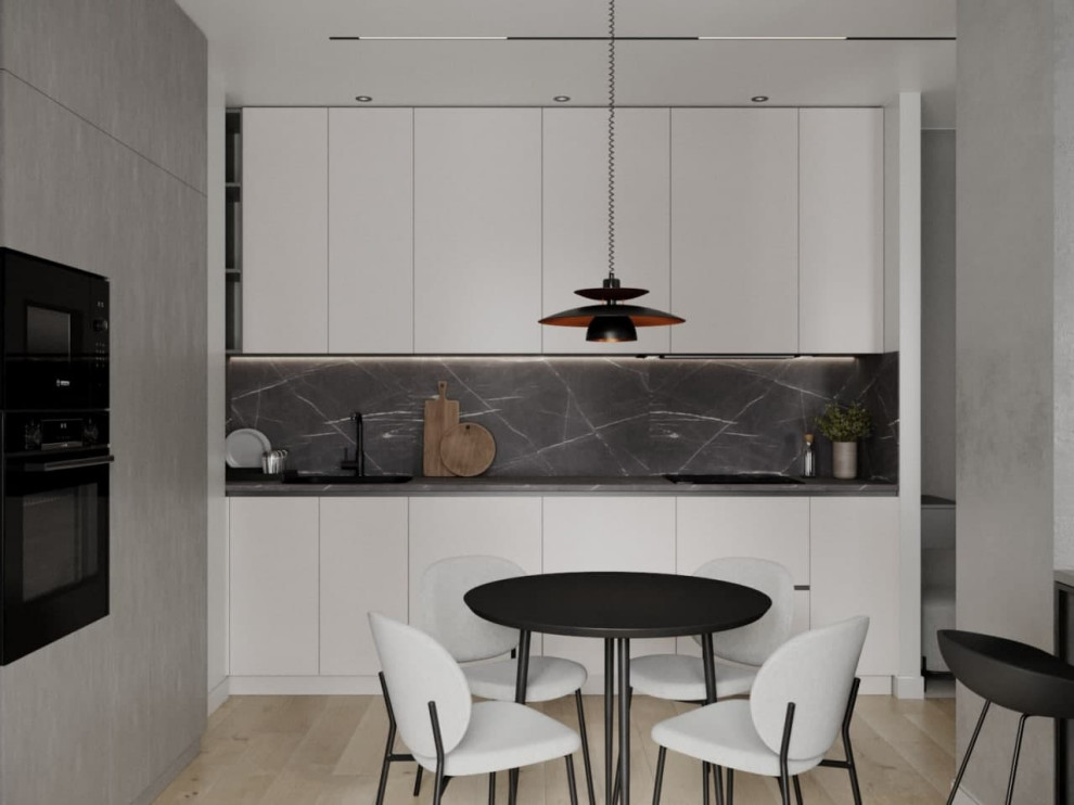 Квартира в серых оттерках. Современный стиль