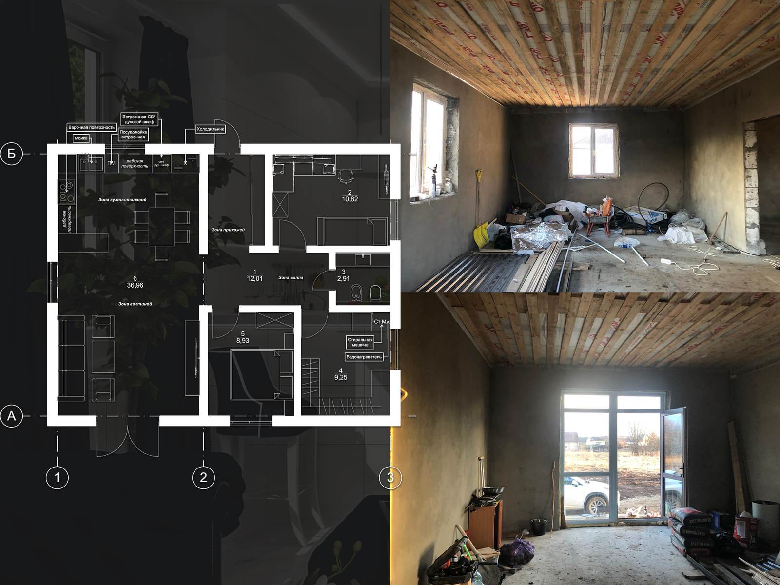 Дизайн-проект коттеджа