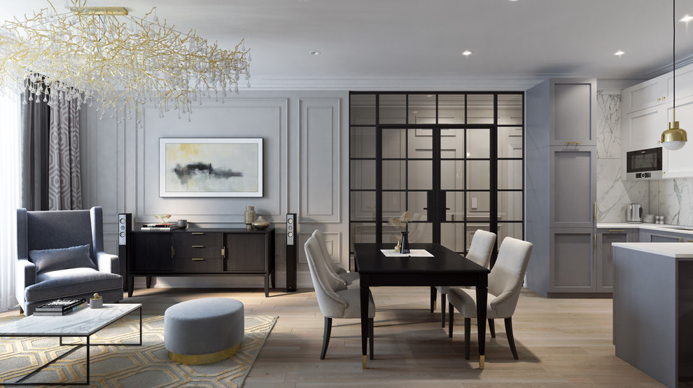 Современная классика в ЖК Виноградный