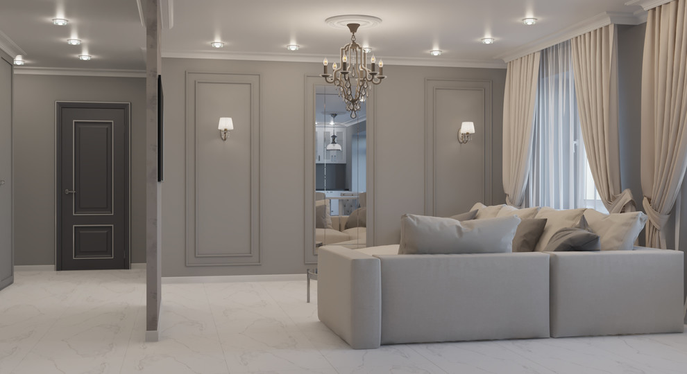 Интерьер в серых тонах