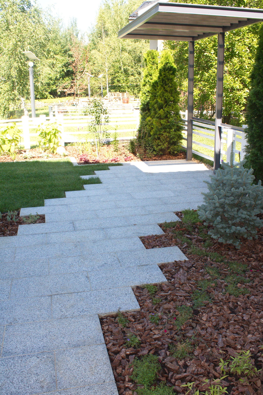 Малый сад у таунхауса