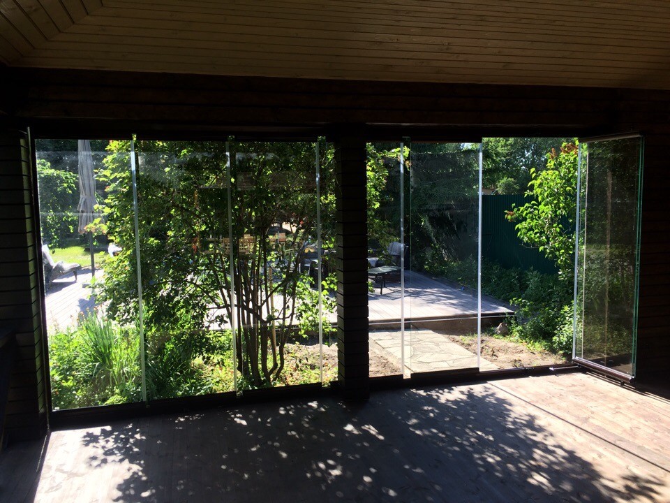 Остекленная беседка под ключ