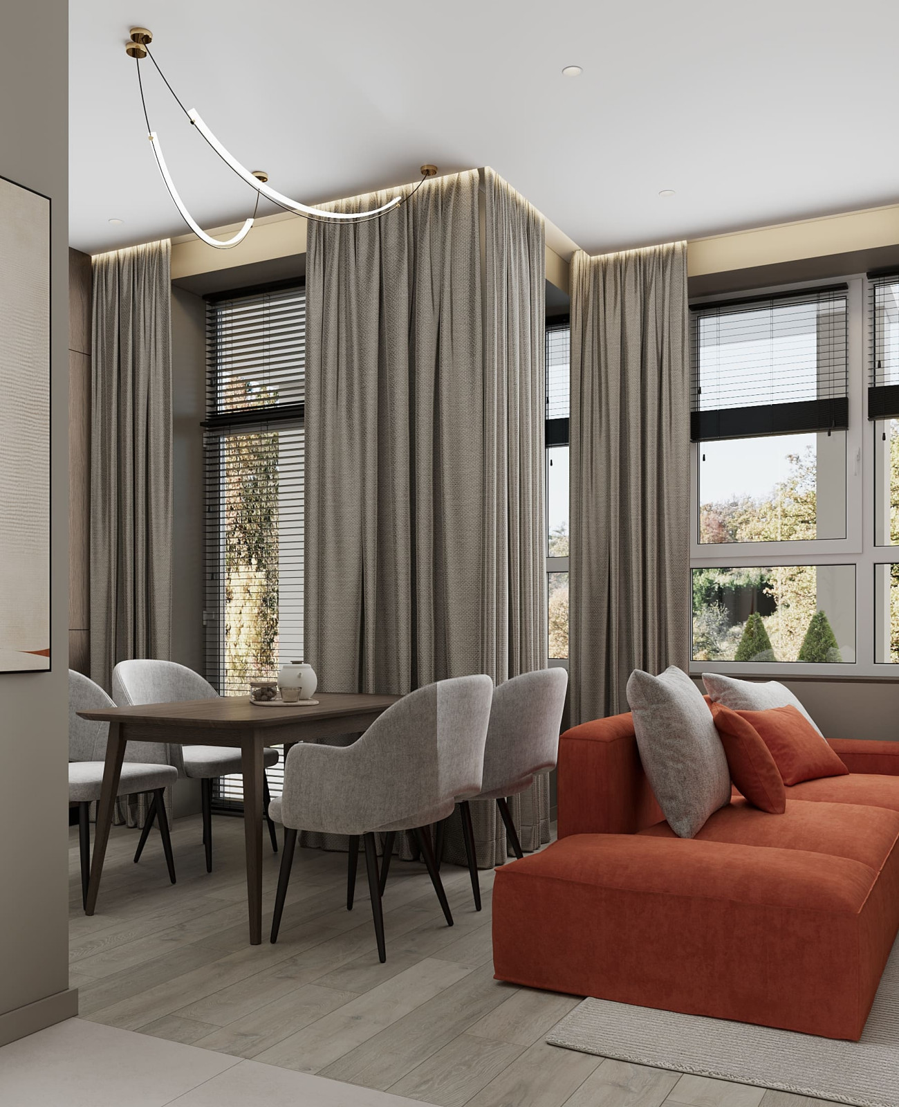 Дизайн-проект квартиры для сдачи на берегу Балтийского моря