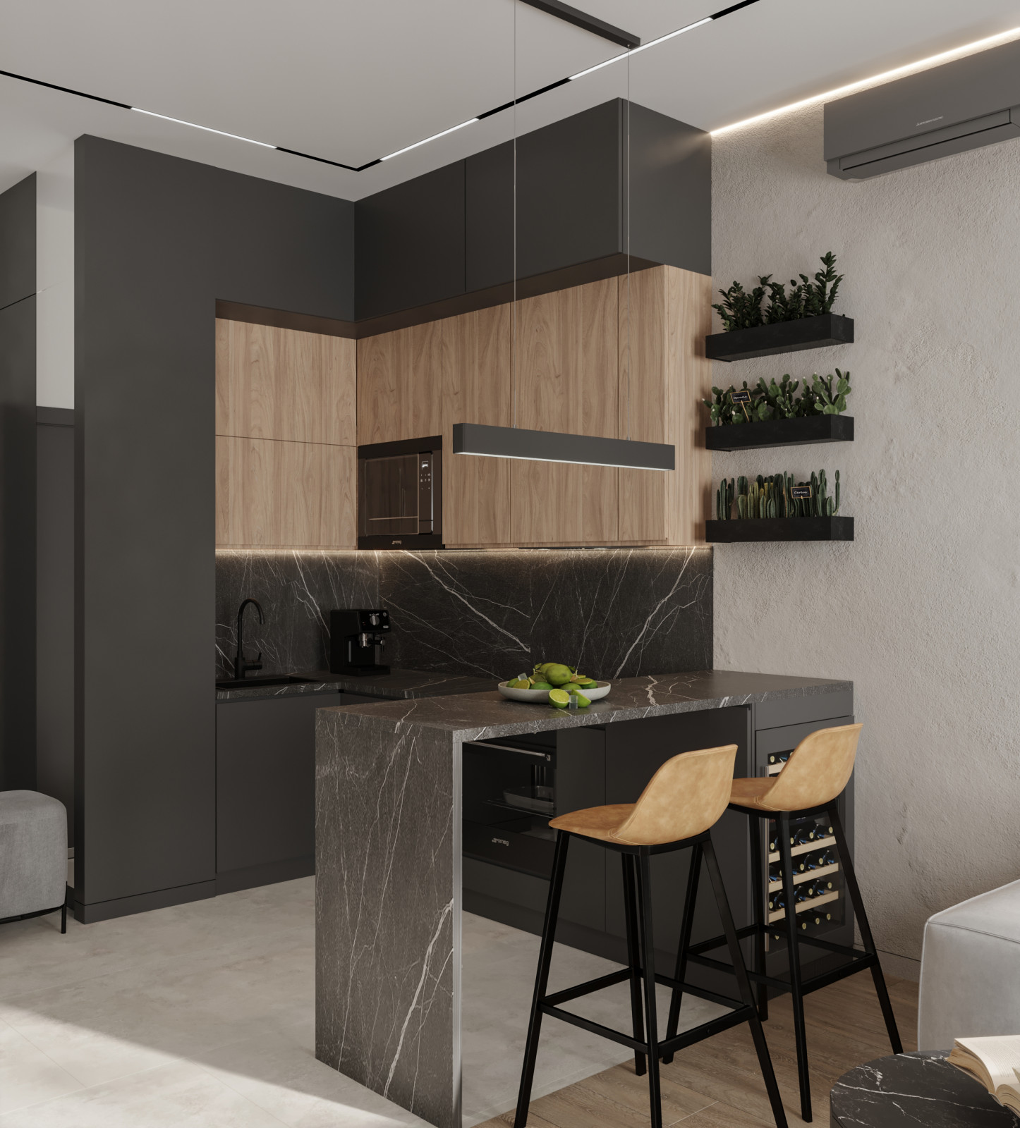 Квартира-студия для молодого человека