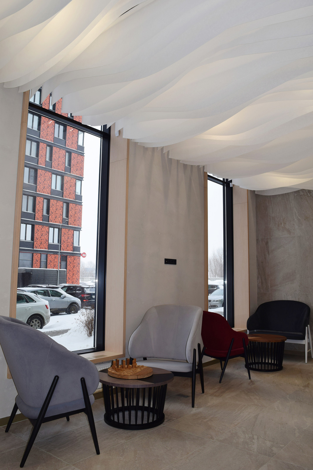 Декоративный офисный потолок в ЖК Зил-ЮГ г. Москва